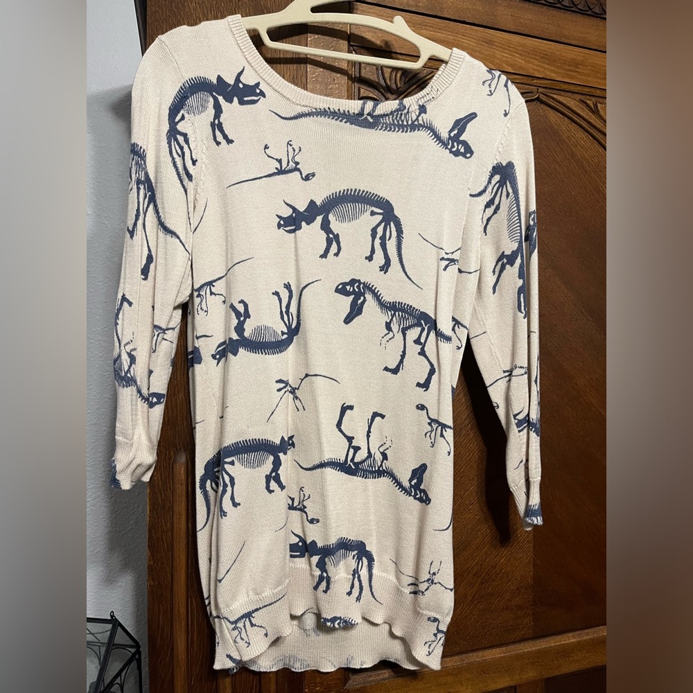 ModCloth dinosaur sweater